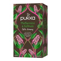 Puka Peppermint Licorice Tea 20 Tea Bags black