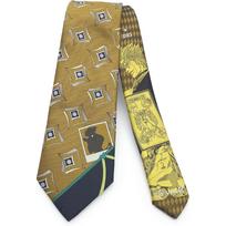 JoJo's Bizarre Adventure DIO Tie Stylish Design Polyester Fabric Neckwear beige