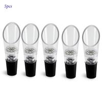 1/2/5/10/12Pcswine Aerator Pourer Decanter Liquor Bottles Stopper Spout Premium  Wine Pourers Bar Assessor Wine Lovers 5pcs