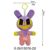 20cm Plush Pendant The Amazing Digital Circus Caine Plush Toys Jax Rabbit Anime Peripherals Plush Keychain Decor Ornaments Gift