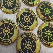 Energy Shield: Mobile Phone Radiation Protection Sticker (Negative Ion) Golden Soft Card Big Green Card English