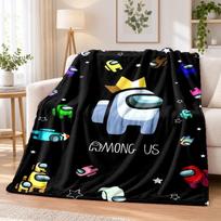 Among Us Flannel Throw Blanket Soft Warm Cozy For Sofa Bed Indoor Home Bedroom Use 80cmx120cm