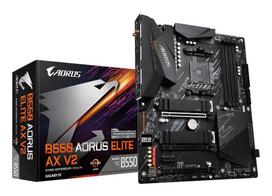 Pagrindinė plokštė Gigabyte B550 AORUS ELITE AX V2 (AMD B550, AM4, ATX, DDR4) – Outlet, atnaujinta (refurbished), gera būklė
