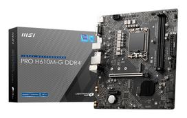 Pagrindinė plokštė MSI PRO H610M-G DDR4 (Intel H610, LGA1700, Micro-ATX, DDR4) – Outlet, gera būklė
