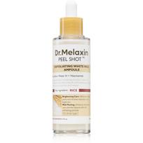 Dr. Melaxin Peel Shot Exfoliating White Rice Ampoule eksfoliacinis šveičiamasis serumas skaistinamojo ir glotninamojo poveikio 80 ml