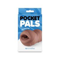 Masturbatorius Mouth Stroker Pocket Pals NS Novelties, NS Novelties Pocket Pals Mouth Stroker – Brown