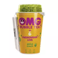 Arbatos gėrimas pasiflorų skonio su obuolių burbuliukais OMG, 270 ml