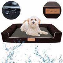 DOGESTE L dydžio vandeniui atsparus šuns guolis-sofa su nemokamu personalizuotu užrašu, 82 × 50 cm