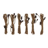 Bushmen Tensioners Black Tento tvirtinimo rinkinys