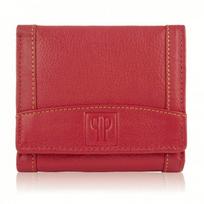 Moteriška odinė piniginė raudona RFID Paolo Peruzzi T-70-LRD