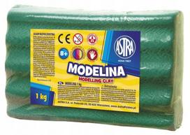 Modelinas Astra 1kg, žalias, plastiškas, termokietėjantis