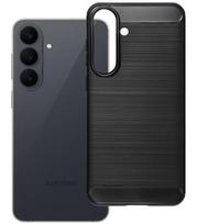 Juodas dėklas Samsung Galaxy S25 FE / S26 FE telefonui "Carbon 2.0"
