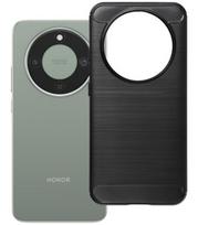 Juodas dėklas Honor Magic 8 Lite telefonui "Carbon 2.0"