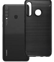 Juodas dėklas Huawei P30 Lite telefonui "Carbon 2.0"