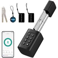 Išmani durų spynos cilindras 5-1, pirštų atspaudas, kodas, programėlė, NFC kortelė ir raktas, Bluetooth
