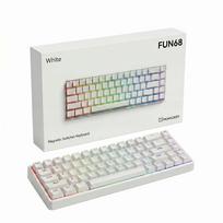 MonsGeek FUN68 HE – greita, kompaktiška 65 % RGB žaidimų klaviatūra su „Rapid Trigger“