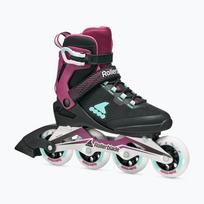 Moteriški riedučiai Rollerblade Macroblade 84 W black/burgundy/ocean green