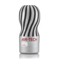 Tenga Air-Tech Ultra rankinis masturbatorius, baltas, 18,5 cm