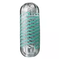 Tenga Spinner 04 Pixel rankinis masturbatorius, skaidrus, 13 cm