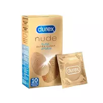 Durex Nude XL itin plonas prezervatyvas, 57 mm, 10 vnt.