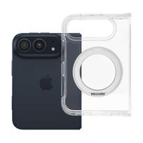 Case for iPhone Ultra 4sD-i Clear Case with Circle Stand, compatible with MagSafe, transparent