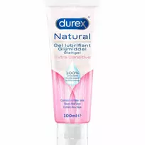 Durex Naturals Extra Sensitive vandens pagrindo lubrikantas, 100 ml