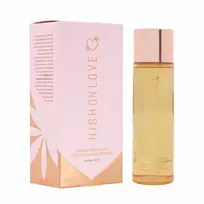 HighOnLove Tropical Sunset masažo aliejus su kanapių sėklų aliejumi, 120 ml