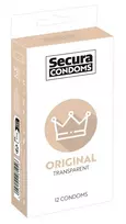 Secura Original klasikinis prezervatyvas, 52 mm, 12 vnt.