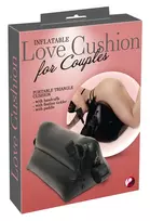 You2Toys Love Cushion trikampė sekso pagalvė su priedais, 60 x 36 x 36 cm