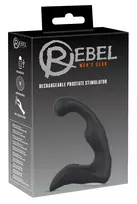 Rebel Prostate Plug prostatos masažuoklis, juodas, 14,6 cm