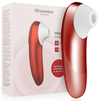 Womanizer Pro Vibrant oro bangų klitorio stimuliatorius, bordo spalvos