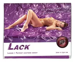 fetish Collection neperšlampama paklodė, violetinė, 200 x 230 cm