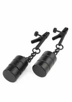 Mr. Steel Nipple Clamp Weight spenelių spaustukai su svareliais, sidabriniai