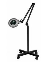 Kosmeda M kosmetologinė lempa liumisecencinė su 4 ratukų stovu, juoda Lamp-S4 5D