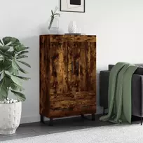 Komoda, dūminio ąžuolo spalvos, 69,5x31x115cm, apdirbta mediena