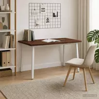 Kvadratinis valgomojo stalas 140 x 90 x 75 cm