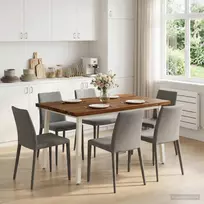 Kvadratinis valgomojo stalas 120 x 90 x 75 cm