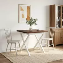 Kvadratinis valgomojo stalas 80 x 80 x 75 cm