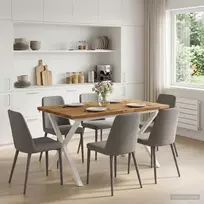 Kvadratinis valgomojo stalas 120 x 90 x 75 cm