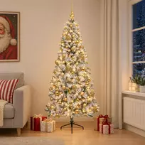 Dirbtinė kalėdinė eglutė su rutuliuku 240 cm 300 LED