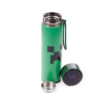 Minecraft Creeper karštų ir šaltų gėrimų skaitmeninis termoso butelis