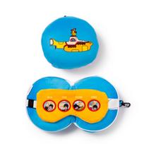 „The Beatles Yellow Submarine“ pliušinė kelioninė pagalvėlė ir akių kaukė
