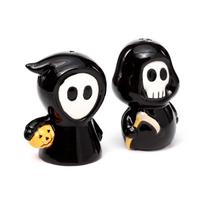 „Skull Boy & Ghost Boy“ keramikos druskos ir pipirų rinkinys