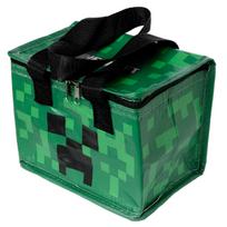 Minecraft Creeper izoliuotas pietų krepšys iš RPET