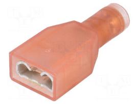 Terminal: flat | 6.3mm | 0.8mm | female | 0.3÷0.75mm2 | crimped | tinned