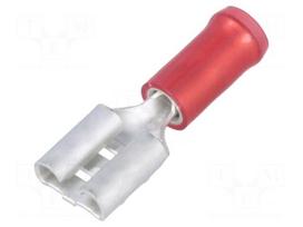 Terminal: flat | 6.3mm | 0.8mm | female | 0.3÷1.5mm2 | crimped | tinned
