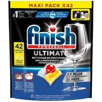 FINISH All in 1 Ultimate Lemon indų plovimo kapsulės 42 vnt.