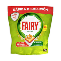 FAIRY All in 1 oranžinė indų plovimo kapsulė 35vnt