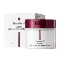 CENTELLIAN24 Madeca Mela Capture Ampoule Pad pagalvėlės veido odos priežiūrai, 60 vnt.