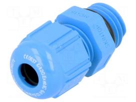 Cable gland | M12 | 1,5 | IP68 | Mat: polyamide | blue